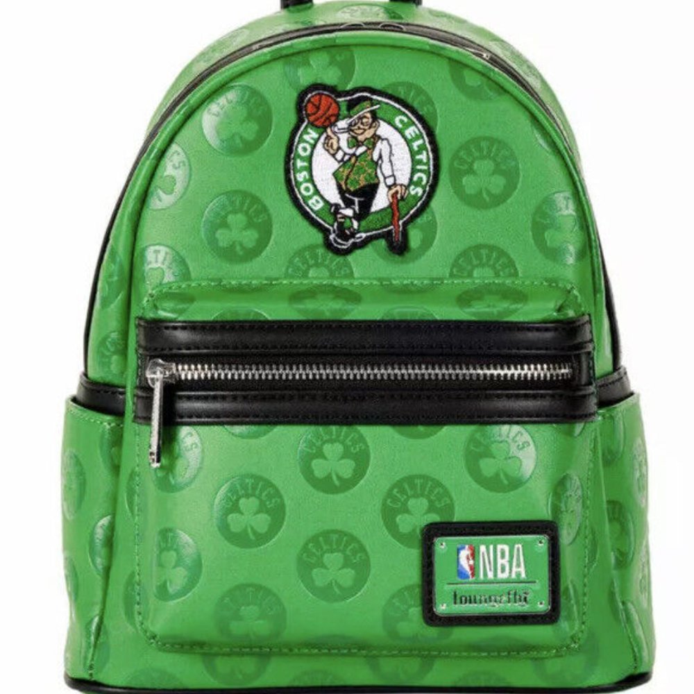 Loungefly NBA Boston Celtics Logo Mini Backpack